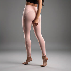 Voir à travers la taille haute maille transparente Legging femmes butin mince maigre Sexy maille transparente Leggings dames - Product Image 6