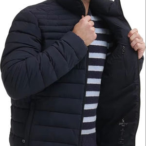 Chaqueta acolchada Abrigo Cuello alto Temporada de invierno Cierre de cremallera Bordado Decoración - Product Image 1