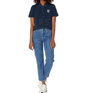 Polos de mujer de moda 100% algodón hechos a medida para una comodidad elegante del fabricante de Pakistán - Product Image 3