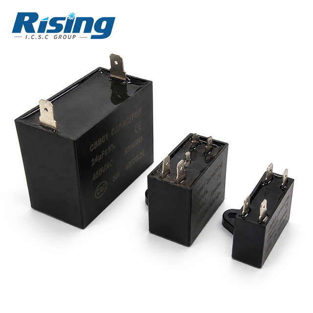 High Quality Electric Air Conditioner Compressor Starter Capacitor CBB61 2.5 Uf 450VAC Durable Refrigeration Use