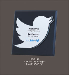 Trophée en cristal personnalisable, Logo personnalisé imprimable, trophée promotionnel en cristal pour les gagnants - Product Image 3