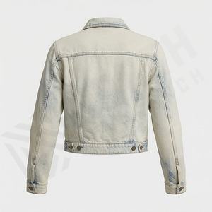 Chaquetas Vaqueras para Mujer al por Mayor, Manga Larga, Ropa Casual, Servicio OEM ODM Personalizado, Prendas de Moda, Color Personalizado - Product Image 2