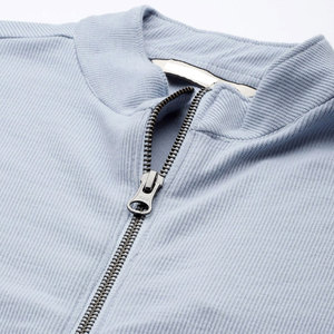 Cómoda camisa térmica con cremallera Panel de malla Top con cremallera para correr con orificio para el pulgar Manga completa Cremallera para fitness - Product Image 6