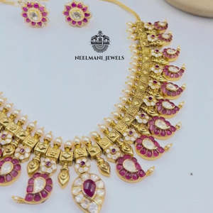 Red Stone Jadav Paten Elegant <b>Ruby</b> for Wedding Occasions - Product Image 5
