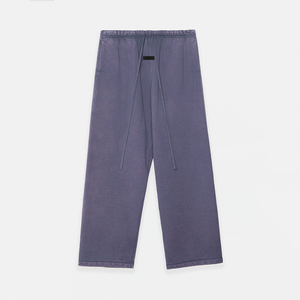 กางเกงสเวตเตอร์ผ้าฝ้ายแบบมีเชือกผูกสำหรับทุกเพศกางเกงสตรีทแวร์ผ้าคอตตอนลายปักแบบกำหนดเอง - Product Image 1