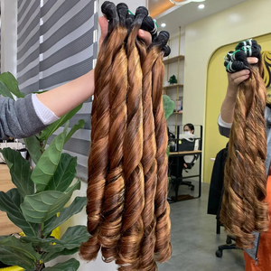Remy Virgin Hair Bouncy Single Weft Vietnamese Hair Weaving Extensions Chemical Processing None Wholesale Price - Product Image 1