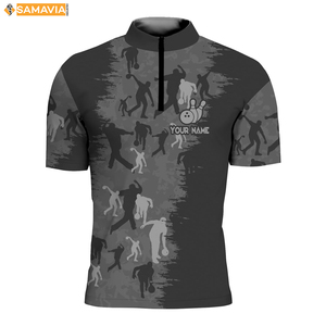 SAMAVIA USA League Maillots de bowling Chemises d'équipe personnalisées Uniformes de club légers et sublimés - Product Image 2