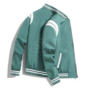 Precio bajo Ropa al aire libre Cremallera Letterman Chaqueta de invierno para hombres Ropa de moda Logotipo personalizado Cremallera Letterman Chaqueta de invierno - Product Image 5