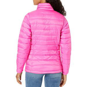 New Arrival Ladies Heated Puffer <b>Jacket</b> Hood Pockets Long Casual Print Fabric Reversible Loose Fit Cotton Filled <b>Zipper</b> <b>Jacket</b> - Product Image 2