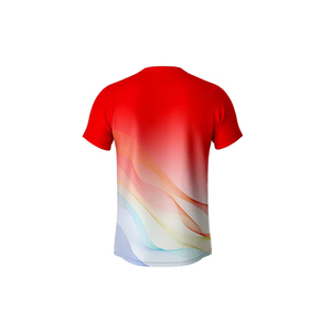 T-shirts de sport pour hommes en polyester léger, impression par sublimation personnalisée - Product Image 2
