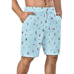 High Quality Luxury Men's Golf Shorts Quick Dry and Custom Logo Stylish Solid Pattern and High Performance OEM Service - Product Image 2