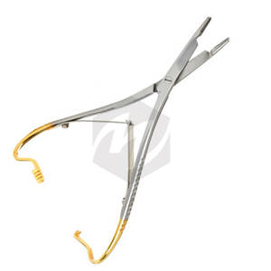 Porte-aiguille Mathieu Olsen Hegar de qualité supérieure en carbure de tungstène de qualité chirurgicale Suture Instruments médicaux 14cm - Product Image 3