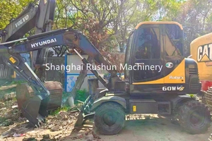 Usate usate usate usate escavatore idraulico per la vendita macchina della costruzione Hyundai 60 ruote escavatore della Corea del sud - Product Image 5