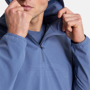 การออกแบบล่าสุดแฟชั่นแจ็คเก็ตออกกําลังกายแบบครึ่งซิปผู้ชายออกแบบเองสวมแจ็คเก็ตซิปครึ่ง - Product Image 6