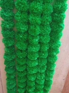 <b>Sale</b> Handmade Artificial <b>Decorative</b> Marigold Flower Garland Strings for <b>Christmas</b> Diwali <b>Decoration</b> Premium Quality Mix Color - Product Image 2
