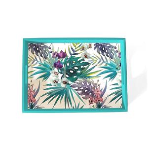 Plateau de finition en émail de haute vente au design attrayant Snacks sur mesure Plateau en métal de service sucré Plateau de service de forme personnalisée - Product Image 5