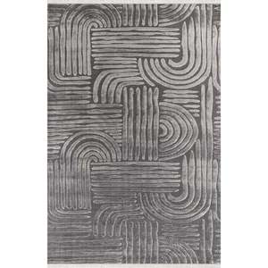 พรมปูพื้นรุ่น BY044 สีแอนทราไซต์ ดีไซน์ทันสมัย (ทำจากโพลีโพรพิลีนและโพลีเอสเตอร์) เหมาะสำหรับห้องนอน ห้องทำงาน ห้องเด็ก และทางเข้า - Product Image 1