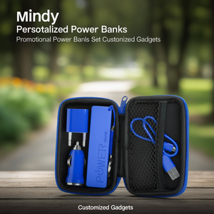 Mindy - Juego de Bancos de Energía Promocionales Personalizados, Gadgets Personalizados - Product Image 3