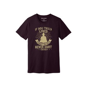 T-shirt 100% coton avec impression de thèmes de bouddha Style décontracté 12 options de couleur 160-180 Placement de conception personnalisable GSM lourd - Product Image 3