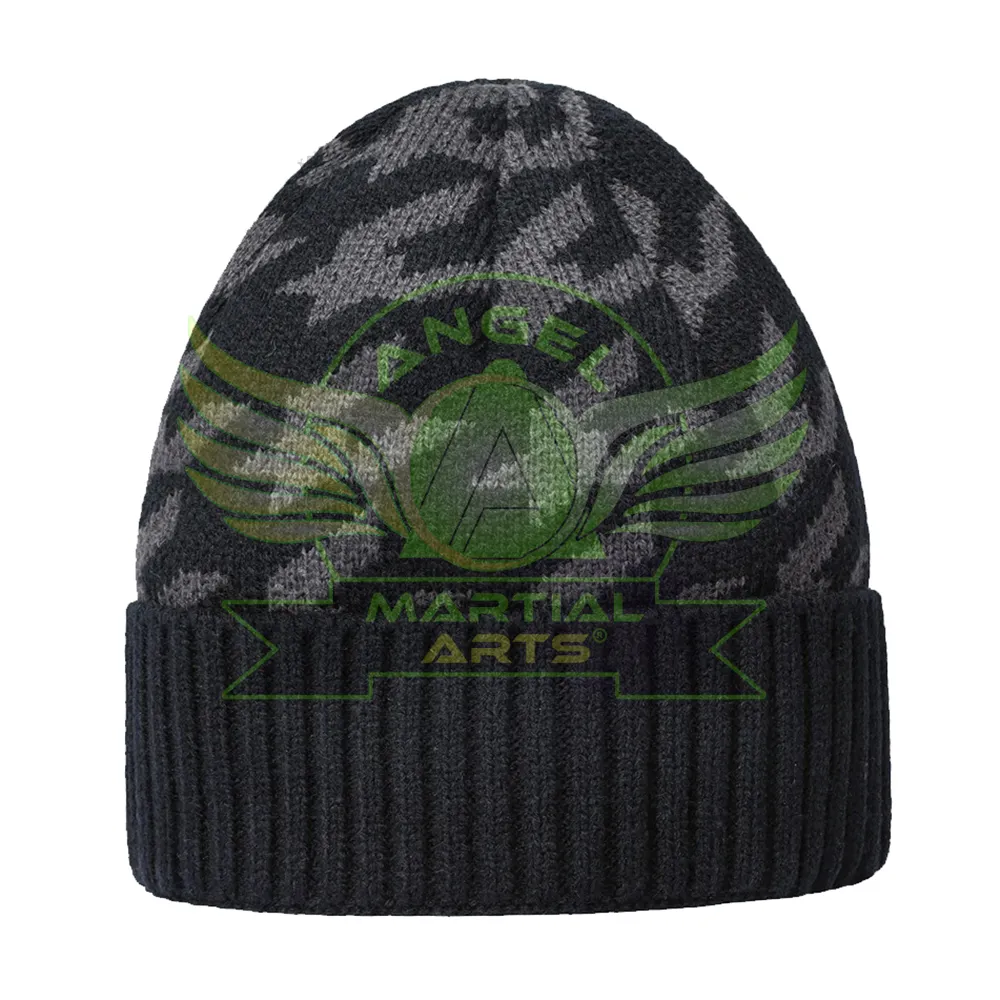 Oem Diensten Stijlvolle Beanie Hoeden In Wollen Stof Met Op Maat Gemaakte Logo Bedrukt Regular Fit Casual Winterkleding Mutsen Hoeden