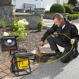 10.1 inch cống ngầm kiểm tra máy ảnh 512 Hz tự san lấp mặt bằng 23 mét đầu cống ống máy ảnh dầu khí với định vị - Product Image 2