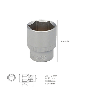 Chiave a Bussola Esagonale 1/2" 32 mm. - Product Image 2