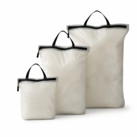 Sac de rangement de voyage pliable, cubes d'emballage imperméables, organisateur léger à fermeture éclair pour bagages, camping, randonnée, OEM personnalisé