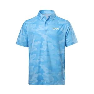 OEM poliéster Spandex camisetas OEM de alta calidad camiseta personalizada impresa diseño Golf Polo camisas de los hombres 2025 - Product Image 5