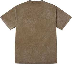 T-shirts pour hommes en coton lourd surdimensionné personnalisés, lavés à l'ancienne, 100% coton, t-shirt à manches courtes vierge, lavé à l'acide pour hommes - Product Image 2