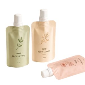 Mini lotion corporelle personnalisée 10 ml en pochette souple – Format voyage économique – Soin de la peau – Fournisseur OEM – Marque privée - Product Image 2