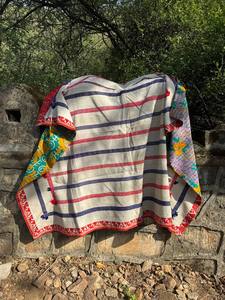 Indian Vintage Cotton Kantha Reversible <b>Quilt</b> Handmade Patchwork <b>Throw</b> Bedspread Coverlet - Product Image 5