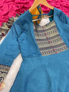Belle robe & Dupatta Avec jacquard Zari Weaving - Product Image 4