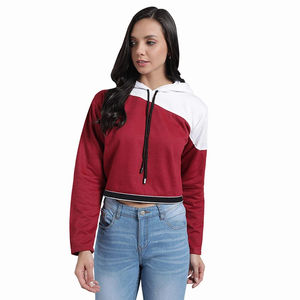 Vente directe d'usine OEM, sweat-shirts à manches longues et courts à vendre, coupe confortable, style grande taille, tendance, sweat-shirt court - Product Image 1