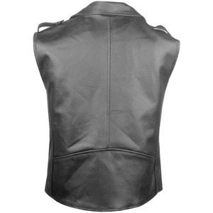 Chaleco de cuero genuino para hombre más vendido, nuevo estilo, Top de motorista al aire libre para invierno, tela ligera transpirable, decoración de bolsillo - Product Image 6