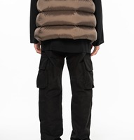 Ventes en gros de sweats à capuche d'hiver pour hommes personnalisés, veste matelassée en toile légère, à capuche, imperméable, réversible, service OEM 2024