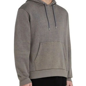 เสื้อฮู้ดดี้ผ้าฝ้าย 100% แบบมีกระเป๋า กันลม ระบายอากาศ ย้อมสีพื้น ล้างสีแบบแอซิด สไตล์ใหม่สำหรับฤดูหนาว รุ่นพื้นฐาน ผลิตโดย OEM จากปากีสถานโดยตรง จำนวน 2 ชิ้น - Product Image 3