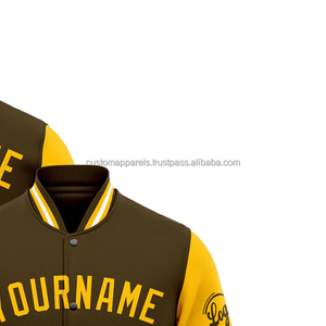 Chaqueta Varsity 100% Lana para Marcas de Streetwear, Chaqueta Letterman Personalizada con Cuello Alto y Bordado, Venta al Por Mayor - Product Image 4