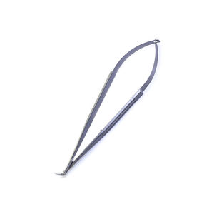 Bes Quality Micro Tijeras 90 en ángulo en plano Afilado Fino Mango plano Acero inoxidable 7 ''18cm Metal Acero Sala de cirugía Tijera - Product Image 3