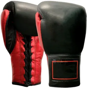 16 OZ deri kick boks spor eldiven kutusu spor fitness eldiven pakistan'da boks eldiveni