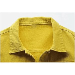 Venta al por mayor de moda estampado chaqueta de mezclilla de diseño chaqueta de las mujeres rasgado botón frontal chaqueta de mezclilla de las mujeres con bordado Logo Unisex - Product Image 6