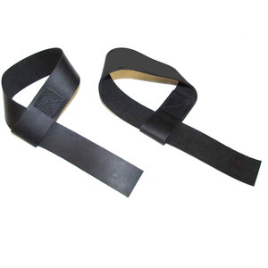 Correas de cuero duraderas para levantamiento de pesas, correas de agarre cómodas para entrenamientos en el gimnasio - Product Image 1