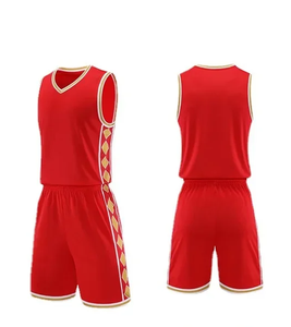 Maillots de basket-ball athlétiques en mesh personnalisés pour hommes, avec nom d'équipe, uniformes de sport d'été, ensemble de maillots vierges - Product Image 6