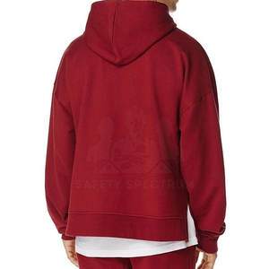 Sweat-shirts décontractés pour hommes, mode d'hiver, couleur unie, 100% coton, respirant, écologique, de haute qualité, en stock - Product Image 3