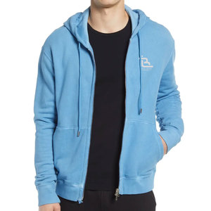 Sweat à capuche zippé pour homme pour les entraînements et les tenues décontractées Sweat à capuche zippé en tissu doux pour homme pour un confort décontracté - Product Image 1