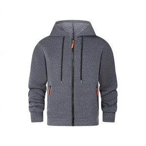 Nouveauté 2026 – Sweat à capuche streetwear uni pour homme, personnalisable avec logo brodé, en coton épais, décontracté, pour l'hiver - Product Image 5