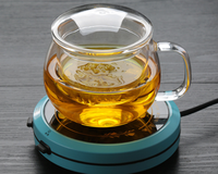 Tasse à thé en verre borosilicate transparent en gros avec infuseur et poignée résistante à la chaleur, 10-14 oz. Style minimaliste emballé en carton