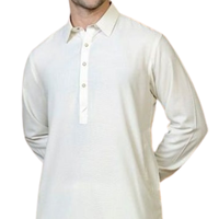Nouvelle Collection : Ensembles Shalwar Kameez Homme de Haute Qualité – Décontractés, d'Été, Style Pakistanais, Grandes Tailles, Respirants, Légers, Tricotés, Séchage Rapide