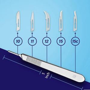 Mango de Bisturí Quirúrgico Profesional de Acero Inoxidable, Instrumento Médico Ortopédico Veterinario para Cirugía General - Product Image 3