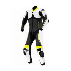 Traje de Motociclismo de Cuero Vacuno a Prueba de Viento Hecho a Medida, Ropa de Exterior, Ropa Deportiva de Carreras de Motos, Traje de Motociclismo - Product Image 5