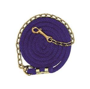 Venta caliente de tamaño personalizado púrpura caballo cuerda de plomo fuerte Nylon/PP Material con cadena de gancho de presión de latón al por mayor para propietarios de caballos - Product Image 4